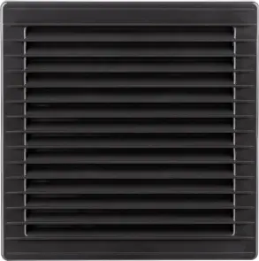 Решетка вентиляционная AirRoxy AKUSzSg 170x170 100 graphite (02-256) №1