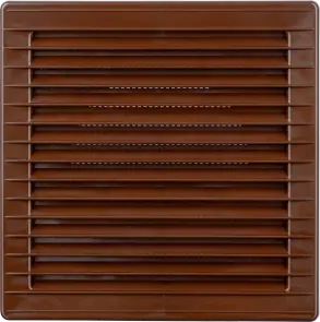Решетка вентиляционная AirRoxy AKUSzSb 170x170 120 brown (02-253) №1