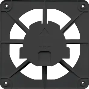 Решітка вентиляційна AirRoxy drim 150x150 graphite №1