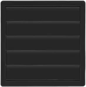 Решетка вентиляционная AirRoxy KzZ 170x170 100 graphite №1