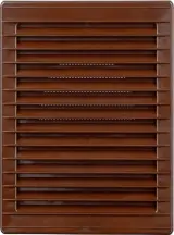 Решетка вентиляционная AirRoxy AKUzSb 140x140 brown