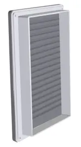 Решітка вентиляційна AirRoxy AKUzSs 140x210 grey №2