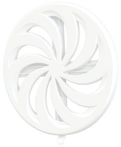 Решетка вентеляционная AirRoxy 80-150 мм White №4