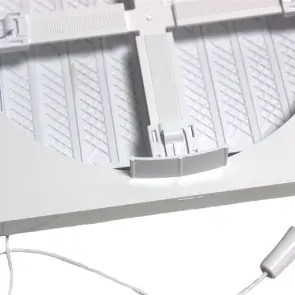 Решетка вентиляционная AirRoxy 80-150 white №5