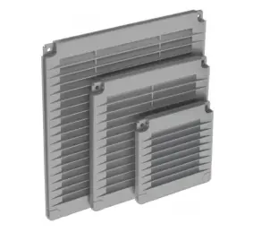 Решетка вентиляционная AirRoxy 100x100 grey №1