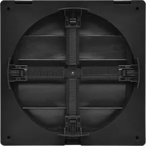 Решітка вентиляційна AirRoxy 170x170 graphite №3