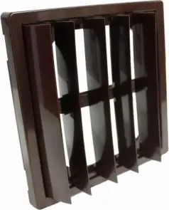 Решетка вентиляционная AirRoxy KzZR 170x170 brown №2