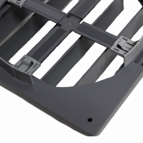 Решітка вентиляційна AirRoxy KzZR 170x170 grey №4