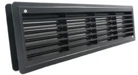 Решетка вентиляционная AirRoxy 430х115 black