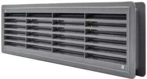 Решітка вентиляційна AirRoxy 430х115 gray №1