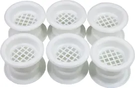 Решетка вентеляционная AirRoxy втулка дверная 6шт. White