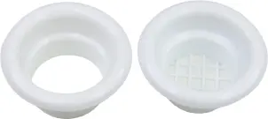 Решетка вентеляционная AirRoxy втулка дверная 6шт. White №2