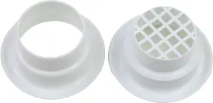 Решетка вентеляционная AirRoxy втулка дверная 6шт. White №3