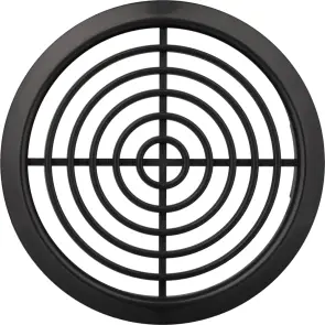 Решетка вентиляционная мебельный AirRoxy 70 graphite №1