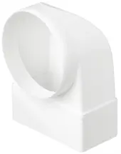 Колено (отвод) Airroxy 220х55 (02-512) (d125, 90°)