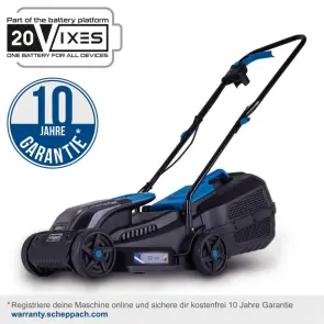 Газонокосилка аккумуляторная Scheppach BC-MP320-X Set L №2