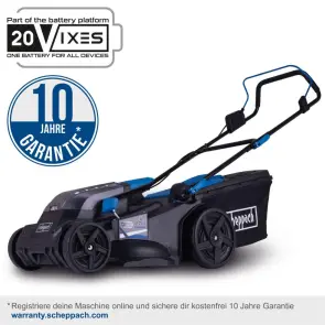 Газонокосарка акумуляторна Scheppach BC-MP430-X SET XL2 №2