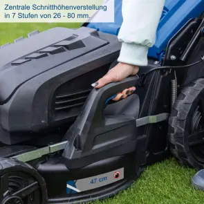 Газонокосилка аккумуляторная Scheppach MP470-X SET XL2x2 №10