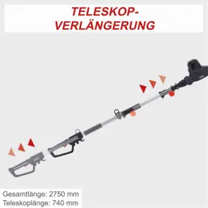 Кущоріз телескопічний електричний Scheppach ETHT500 №6