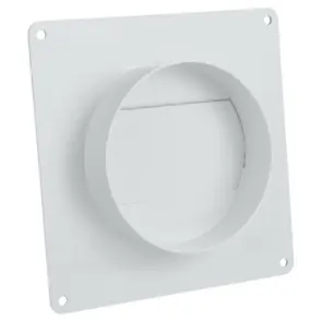 З'єднувач AirRoxy 110х55 d100 зі зворотним клапаном і фланцем (02-506) №2
