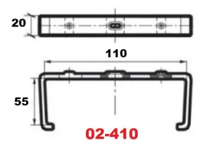 Держатель-соединитель Airroxy 110х55мм 2шт. (02-410) №2