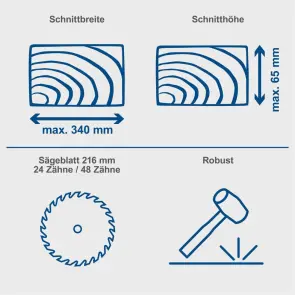 Пила торцювальна Scheppach HM 216 №6