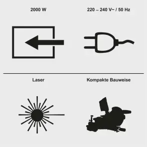 Пила торцювальна Scheppach KZGS310PS-BE №4
