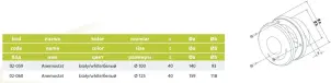 Анемостат AirRoxy 100 white (02-059) №2