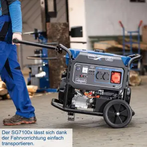 Генератор бензиновий Scheppach SG7100x Stromerzeuger №11