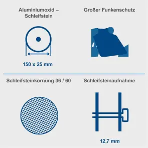 Точило Scheppach BG 150 №6