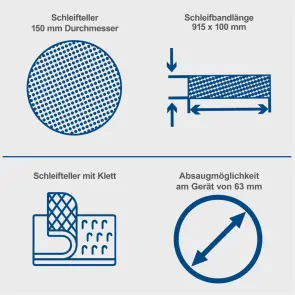 Шліфувальний верстат Scheppach BTS 900 №8
