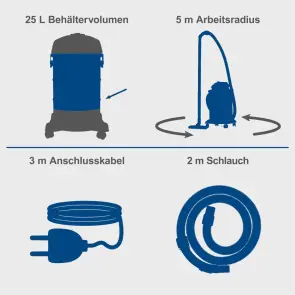Пилосос Scheppach VC25 №3