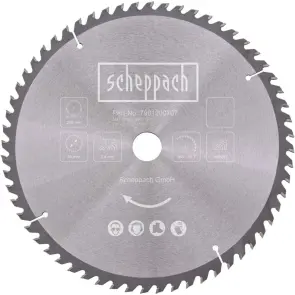 Пильный диск Scheppach HW Ø 305 x 30 x 1,8 мм / Z60 №1