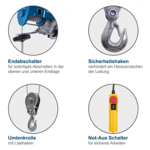 Тельфер електричний Scheppach HRS500 №6