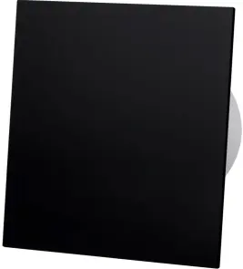 Кришка для вентилятора AirRoxy dRim Plexi чорний глянець №1