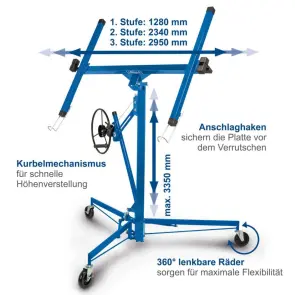 Подъемник для гипсокартона Scheppach TBL400 №2
