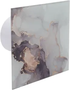 Кришка для вентилятора AirRoxy Marble Pink Gold Glass (01-188) №2