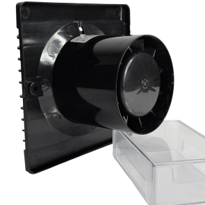Витяжний вентилятор AirRoxy Planet Energy 80 S Black (01-080) №6