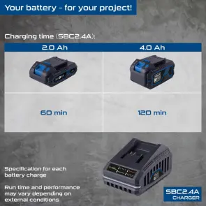Зарядное устройство Scheppach SBC2.4A №2