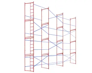Комплект рамных лесов 8х9 (М) №1