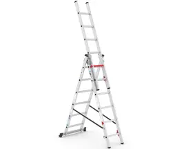 Трьохсекційна алюмінієва драбина VIRASTAR Triomax Pro 3x6 сходинок