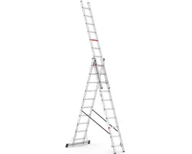 Трьохсекційна алюмінієва драбина VIRASTAR Triomax Pro 3x10 сходинок
