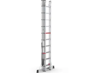 Трьохсекційна алюмінієва драбина VIRASTAR Triomax Pro 3x10 сходинок №3