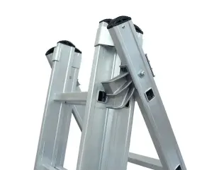 Трьохсекційна алюмінієва драбина VIRASTAR Triomax Pro 3x10 сходинок №7