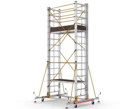 Телескопическая вышка-тура VIRASTAR TELESAFE XL 2x15 ступеней