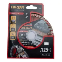 Алмазный диск Procraft DC125 125мм 22,23мм 2.4 мм