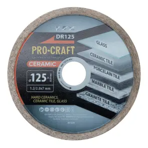 Алмазний диск Procraft DR125 125мм 22,23мм 2.0 мм №2