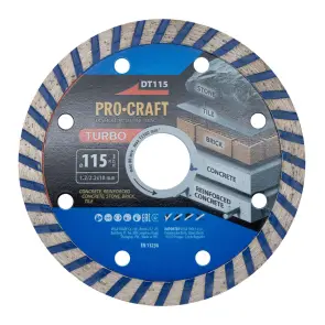 Алмазный диск Procraft DT115 115мм 22,23мм 2.2 мм №2