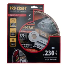 Алмазный диск Procraft DC230 230мм 22,23мм 3.1 мм