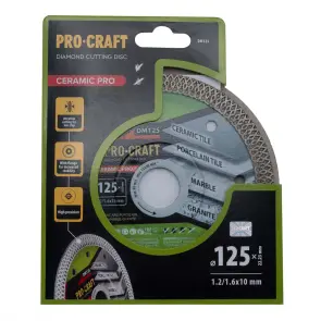 Алмазный диск Procraft DM125 125мм 22,23мм 1.6 мм №1